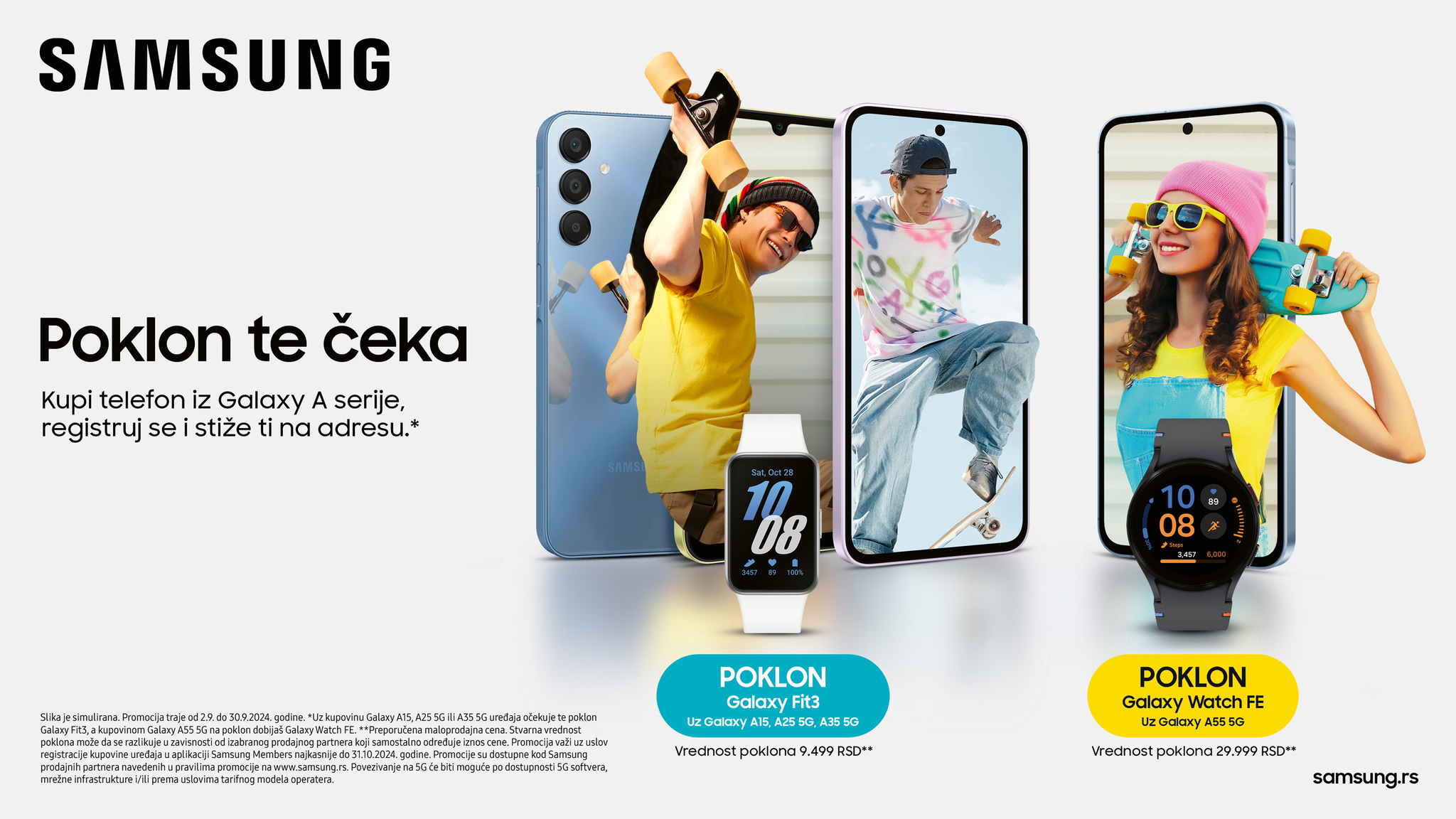 Samsung A15, A25 5G, A35 5G i A55 5G promocija